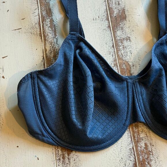 Wacoal dark teal Visual Effects Minimizer bra STYLE 857210 size 40D - Picture 9 of 12